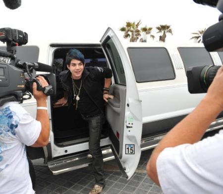Adam Lambert returns home