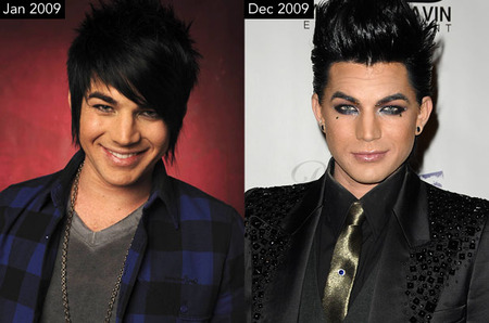 Adam Lambert Then and Now