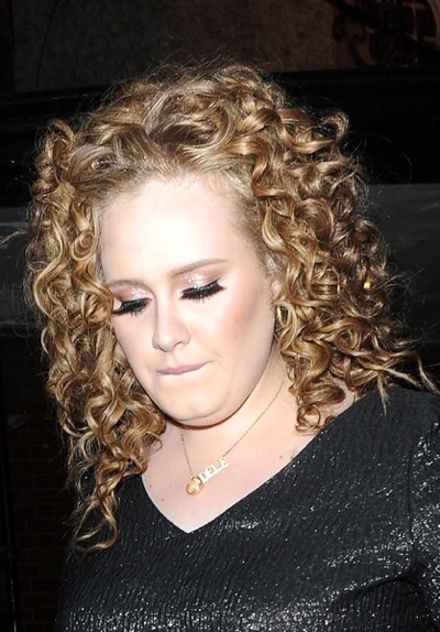 Adele with bangs