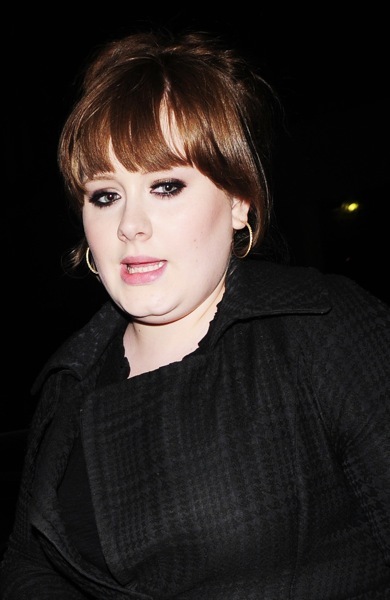 Adele with large earings