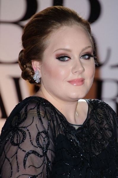 Adele with a braided bun