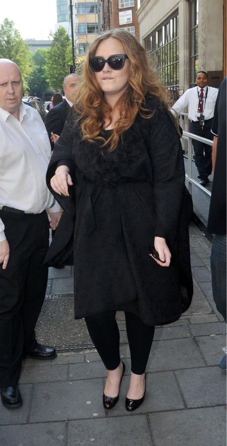 Adele at BBC Radio 1 Studios