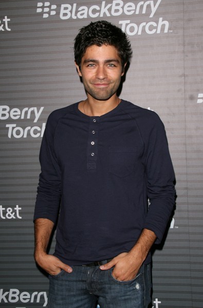 Adrian Grenier without his luscious locks...he still looks delicious