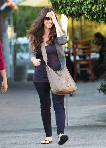 Alanis Morissette strolls in Brentwood