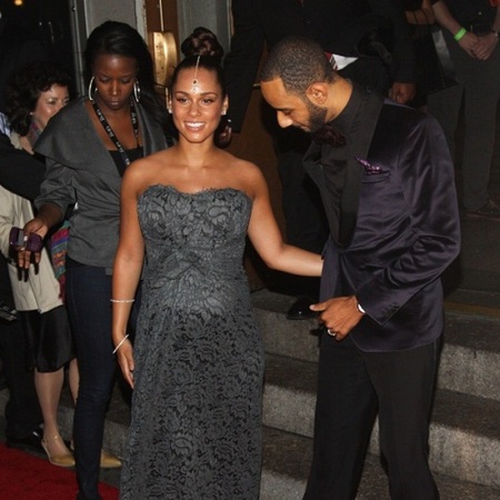 Alicia Keys, Swizz Beatz attend Black Ball