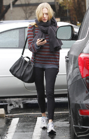 Amanda Seyfried leaves Hugo's restaurant in Beverly Hills