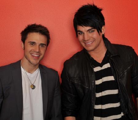 Kris Allen and Adam Lambert of American Idol