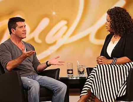 Simon Cowell and Oprah Winfrey