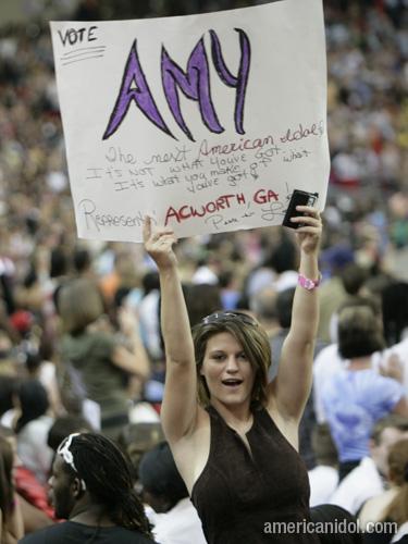 American Idol Season 9 Atlanta Auditions Girl in Black Tank Top