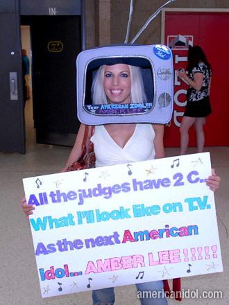American Idol Season 9 Auditions Girl on TV