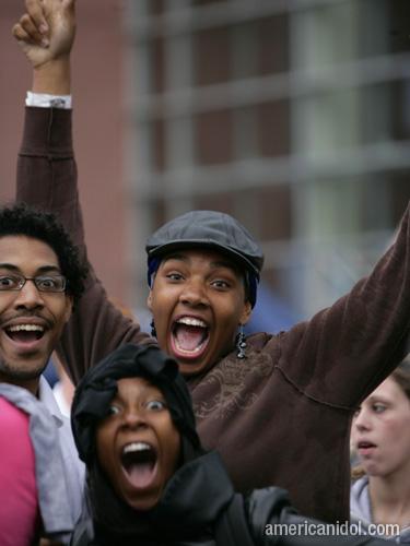 American Idol Season 9 Boston Auditions Crowd Screaming
