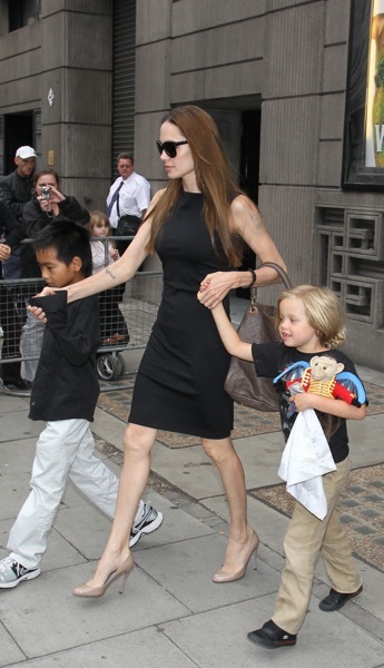 Angelina Jolie in a LBD