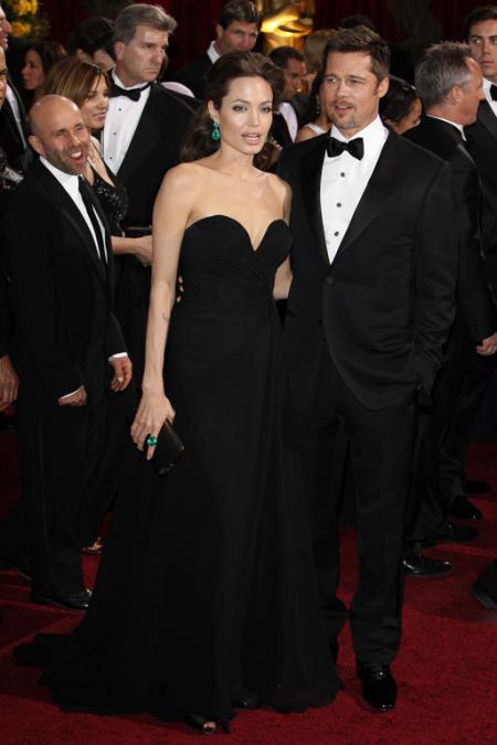 Angelina Jolie and Brad Pitt at the 91st Annual Academy Awards