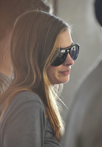 Anne Hathaway with highlights