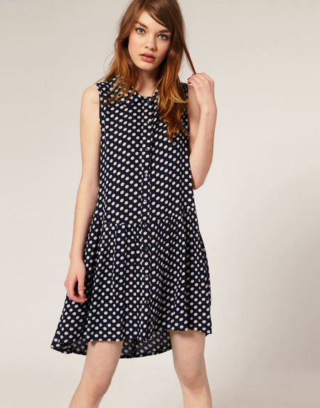 ASOS Spotted Shift Dress