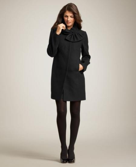 Ann Taylor Black Wool Coat