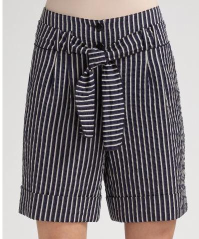 Armani Collezioni Striped Walking Shorts