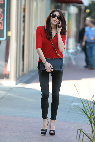 Ashley Greene heads to a waxing salon in North Hollywood