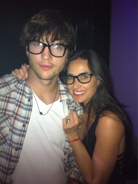 Ashton Kutcher and Demi Moore
