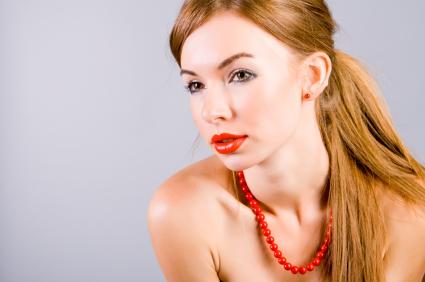 Low Ponytail with Side Part