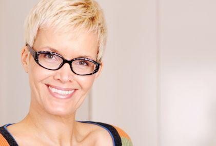 Glasses Pixie Cut