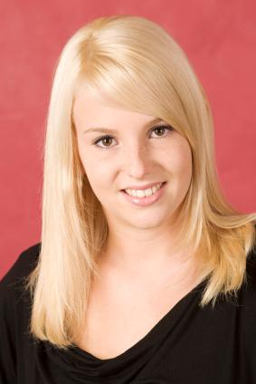 Long and Straight Layers with Long Bangs