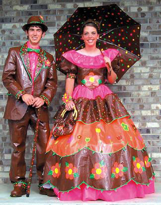 More duct tape prom outfit wonders