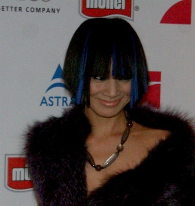 Bai Ling's blue streaks 
