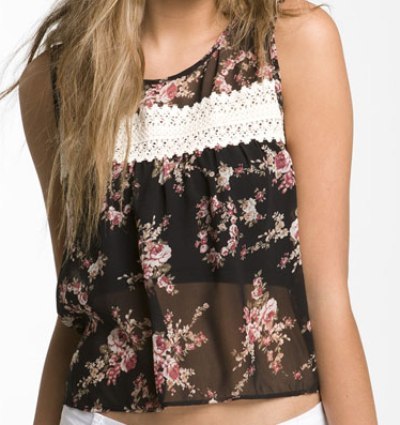 Band of Gypsies Floral Top