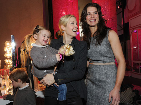 Kelly Rutherford and Brooke Shields