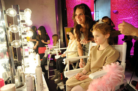 Brooke Shields and her daughter