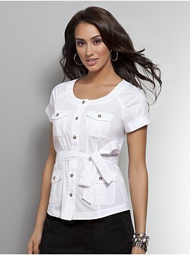 Belted Safari Shirt