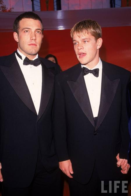 Ben Affleck and Matt Damon at the Academy Awards