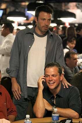 Ben Affleck and Matt Damon in a scene