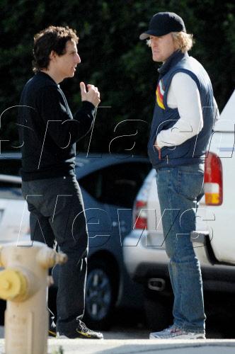 Ben Stiller stands next to Owen Wilson