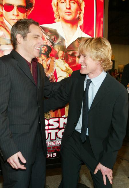 Ben Stiller and Owen Wilson at Starsky and Hutch premiere