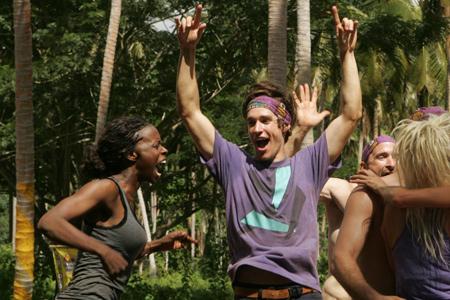 Best Survivor: Samoa (19) Moments Brett Cheers Galu Win