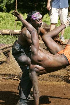 Best Survivor: Samoa (19) Moments Russell S. and Jaison During Mud Wrestling Challenge