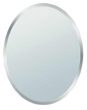 Beveled Oval Mirror