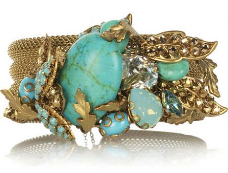 Bijoux Heart Vintage Mesh Bracelet
