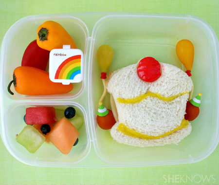 Birthday Party bento box lunch
