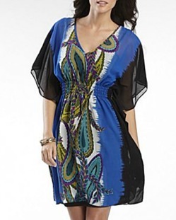Batwing Sleeved Dress
