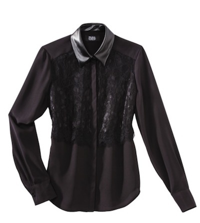 Lace black blouse