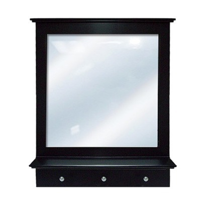 Home 17" Mirror with 3 Hanging Pegs