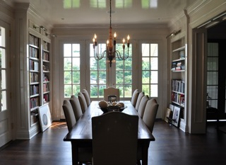 Jane Green's dining room