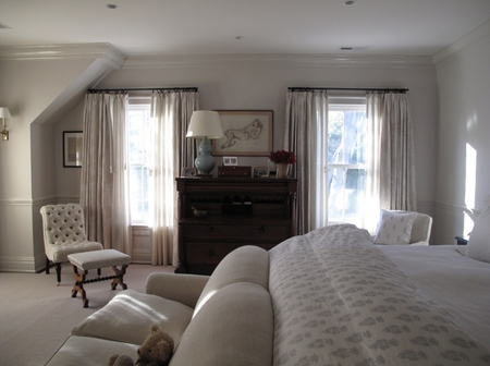 Jane Green's master bedroom