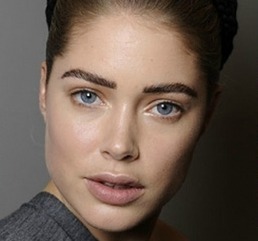 Bold natural eyebrows