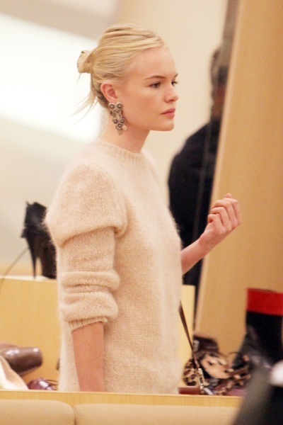Kate Bosworth in an angora sweater