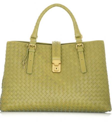 Bottega Veneta Roma Intrecciato Tote