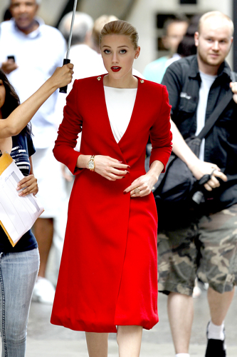 Bright red